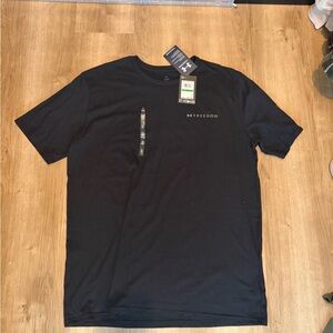 Under Armour Men's Dark Tee with Freedom Logo